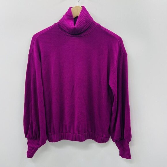 INC International Concepts Womens Size XS Turtleneck Sweater Banded Waist 644 - Picture 2 of 7